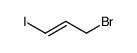 3-bromo-1-iodoprop-1-ene Structure