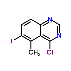 4-Chloro-6-iodo-5-methylquinazoline Structure
