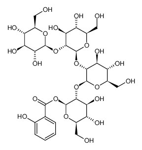 salicyl tetraglucoside Structure
