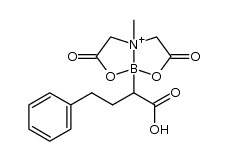 2-(MIDA boryl)-4-phenylbutanoic acid结构式
