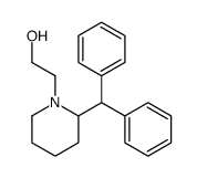 2-(2-benzhydrylpiperidin-1-yl)ethanol Structure