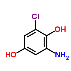 2-Amino-6-chloro-1,4-benzenediol结构式