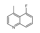 Quinoline, 5-fluoro-4-methyl- (9CI) structure