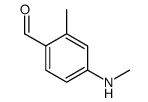 Benzaldehyde, 2-methyl-4-(methylamino)- (9CI) Structure