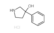 3-phenylpyrrolidin-3-ol hydrochloride Structure