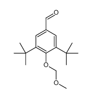 3,5-二-叔丁基-4-(甲氧基甲氧基)苯甲醛结构式