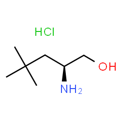 (S)-2-氨基-4,4-二甲基戊-1-醇盐酸盐结构式