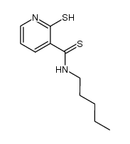 2-mercapto-N-pentylpyridine-3-carbothioamide Structure