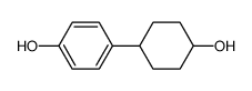 p-(trans-4-Hydroxycyclohexyl)phenol结构式
