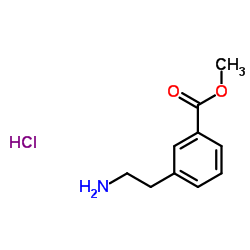 3-(2-氨基乙基)苯甲酸甲酯盐酸盐结构式