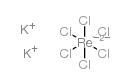 Potassium hexachlororhenate(IV) Structure
