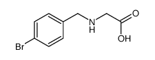 (4-Bromo-benzylamino)-acetic acid Structure