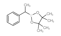 4,4,5,5-Tetramethyl-2-(1-phenylethyl)-1,3,2-dioxaborolane Structure