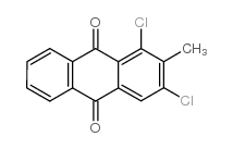 9,10-Anthracenedione,1,3-dichloro-2-methyl- Structure