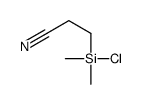 3-[chloro(dimethyl)silyl]propanenitrile structure