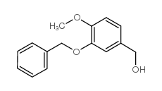 Benzenemethanol,4-methoxy-3-(phenylmethoxy)- Structure