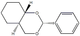 4H-1,3-Benzodioxin,hexahydro-2-phenyl-,(2R,4aR,8aS)-rel-(9CI)结构式