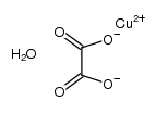 copper(II) oxalate hydrate Structure