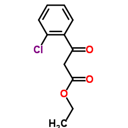 Ethyl (2-chlorobenzoyl)acetate structure