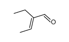 2-乙基-2-丁烯醛结构式