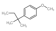 Benzene, 1- (1, 1-dimethylpropyl)-4-methoxy- Structure