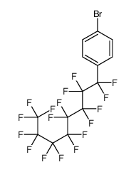 1-BROMO-4-(HEPTADECAFLUOROOCTYL)BENZENE Structure