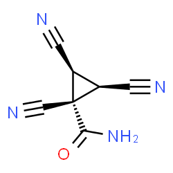 Cyclopropanecarboxamide, 1,2,3-tricyano-, (1alpha,2beta,3beta)- (9CI) structure