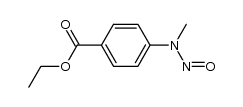 ethyl 4-N-methyl-N-nitrosoaminobenzoate结构式
