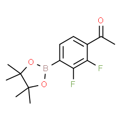 4-Acetyl-2,3-difluorophenylboronic acid pinacol ester Structure