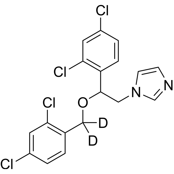 Miconazole-d2 Structure