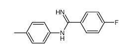 4-fluoro-N-(p-tolyl)benzimidamide Structure