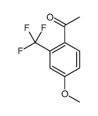 1-(4-Methoxy-2-(trifluoromethyl)phenyl)ethanone Structure