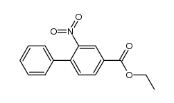 ethyl 2-nitro[1,1'-biphenyl]-4-carboxylate结构式
