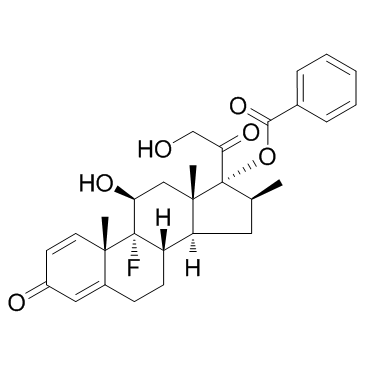 Betamethasone 17-benzoate Structure