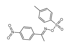 p-nitroacetophenoxime tosylate结构式