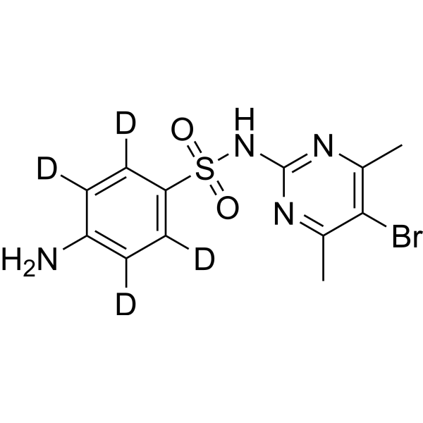 Sulfabrom-d4 Structure