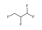 1,1,2,3-tetrafluoropropane Structure