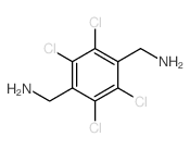 1,4-二氨基甲基-2,3,5,6-四氯苯结构式