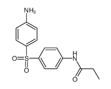N-[4-(4-aminophenyl)sulfonylphenyl]propanamide结构式