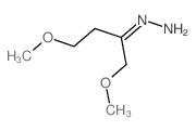 2-Butanone,1,4-dimethoxy-, hydrazone Structure