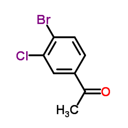 4'-溴-3'-氯苯乙酮结构式