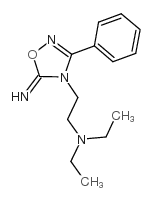 N,N-diethyl-2-(5-imino-3-phenyl-1,2,4-oxadiazol-4-yl)ethanamine Structure