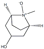 (1β,5β,8-syn)-3α-Hydroxy-8-methyl-8-azabicyclo[3.2.1]octane8-oxide结构式