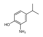 2-氨基-4-异丙基苯酚结构式