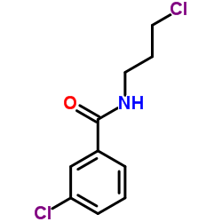 3-Chloro-N-(3-chloropropyl)benzamide结构式