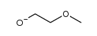 2-methoxy-ethanol, deprotonated form Structure
