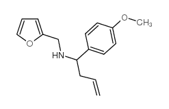 呋喃-2-基甲基-[1-(4-甲氧基-苯基)-丁-3-烯基]-胺结构式