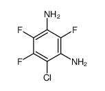 4-chloro-2,5,6-trifluorobenzene-1,3-diamine Structure