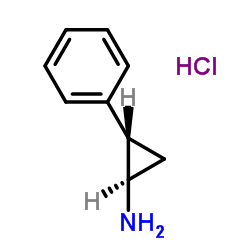 (1R,2S)-2-苯基环丙胺扁桃酸盐结构式