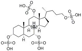 PETROMYZONOL-3,7,12,21-TETRASULFATE Structure